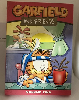 New GARFIELD & FRIENDS Volume 2 DVD 2004 3-Disc Set NIP 24 Sat Morn TV episod - Image 1 of 4