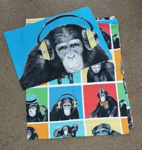 Dunelm Toddlers Monkey Print Bedding Set - Picture 1 of 4