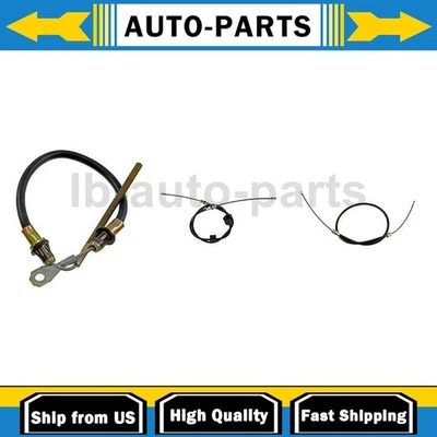 Front Rear Parking Brake Cable 3x For Chevrolet Camaro 1983-1988 - Image 1 of 4
