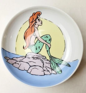 Kleine Walt Disney Arielle kleine Meerjungfrau Keramik Schmuck Schale 4 3/4 Zoll Durchmesser - Bild 1 von 6