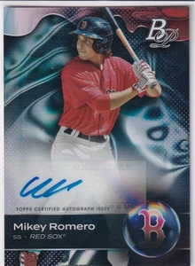 2023 Bowman Platinum - Top Prospects Mikey Romero #TOP-35 Autographs (AU, RC) - Picture 1 of 2