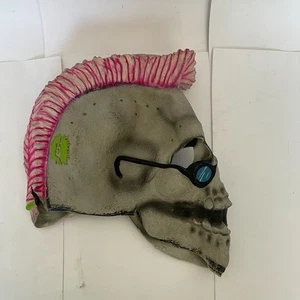 Maschera Halloween Vintage 1996 Pelle d'oca Riccio lo Scheletro Gomma Cosplay - Foto 1 di 7