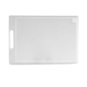 Tabla de cortar Norpro Professional de 12 pulgadas x 18 pulgadas con ranura para jugo, blanca - Imagen 1 de 4