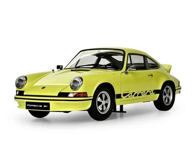 New IXO Models Porsche 911 Carrera RS 2.7 1:8 Model Car Yellow 20010115 KidBX - Immagine 1 di 4