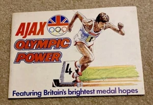 AJAX OLYMPIC POWER Pre 1980 Games Guide Moscow Olympics BOA Colgate RARE!! - Picture 1 of 7