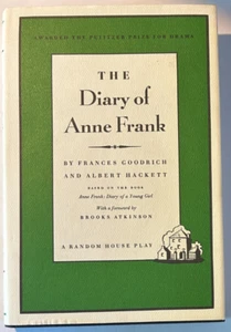 The Diary of Anne Frank Hardcover Book 1956 - Picture 1 of 9