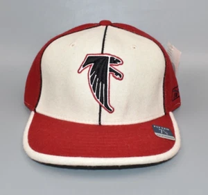 Atlanta Falcons Reebok NFL Retro Wool Fitted Cap Hat - Size 7 5/8 - Picture 1 of 5