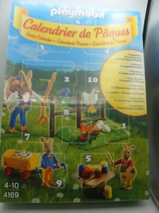 playmobil 2012 4169 Calendrier de l'Avent Paques famille Lapin Bunny Neuf - Picture 1 of 5