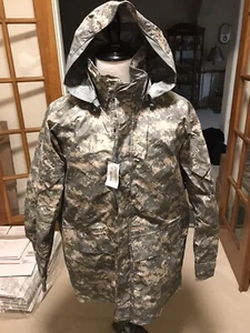 GENUINE US GI MILITARY ACU DIGITAL YNIVERSAL CAMO GORTEX PARKA JACKET ECWCS MR - Picture 1 of 11