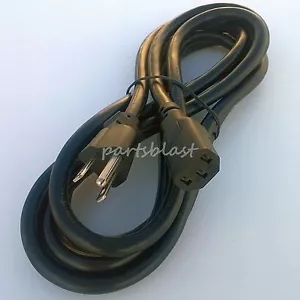 CABLE DE ALIMENTACIÓN UNIVERSAL 6 PIES ESTÁNDAR PC/MONITOR/CABLE/TV TRES CLAVIJAS 3 conductores - Imagen 1 de 3