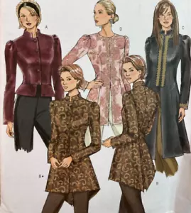 Butterick B4929 Victorian Tailcoat, Jacket Sewing Pattern Sz 16-22 UC FF Cosplay - Picture 1 of 4