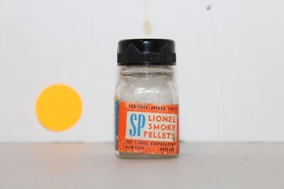 Vintage Lionel SP Smoke Pellets-Approx. 30 PELLETS per Clear Bottle - Image 1 of 4