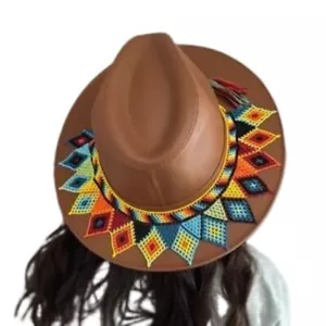 American style handmade beaded Hatband cowboy hat - Picture 1 of 1