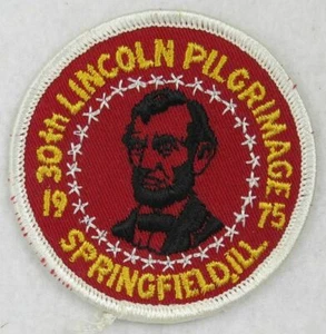 1975 30th Anniv. Feb. 12th Lincoln Pilgrimage Springfield, ILL WHITE Border [C - Picture 1 of 1