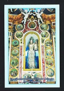 SANTINO Madonna Holy Card Images Pieuses Heiligenbild Madonna del Rosario - Picture 1 of 1