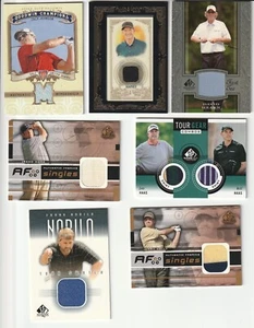 Lot of (7) PGA Golf GU-Relic Cards-Zach Johnson, Hank Haney, Jason Gore & More - Picture 1 of 1
