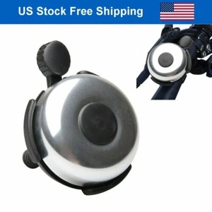 Silver Bicycle Bike Bell Cycling Handlebar Horn Ring Alarm High Quality Safety - Picture 1 of 7