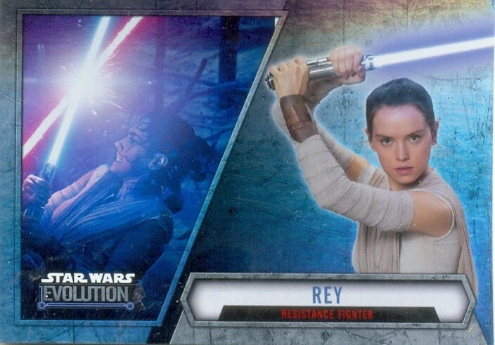 2016 Star Wars Evolution Silver Parallel Card 91 - REY - Image 1 of 1