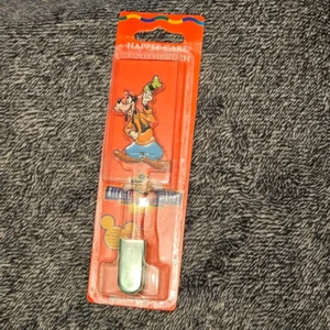 Vintage NOS Disney Goofy Happee Care Zahnbürste mit Kappe - Bild 1 von 7