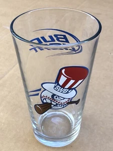 RARE Vintage SWB Baseball Beer Cup Glass Scranton Wilkes Barre Yankees Bud Light - Picture 1 of 5