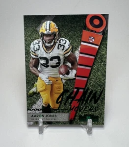 ✅ 2021 PANINI CONTENDERS AARON JONES CHAIN MOVERS GREEN PARALLEL #CM-AJO - Picture 1 of 2