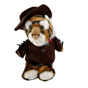 Bengal Tiger Plush Toy In Cowboy Outfit 16" By The Bear Factory 2021 Costume b - Picture 1 of 12