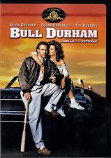 Bull Durham  -Kevin Costner, Susan Sarandon, Tim Robbins Used SLIM LINE DVD