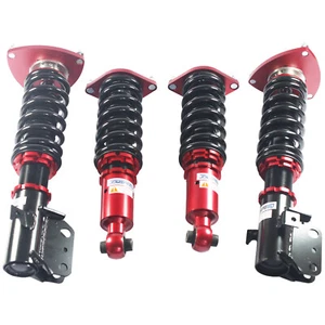 Red Full Coilover Struts For 08-13 Subaru Impreza Shock Absorbers Suspension Kit - Picture 1 of 9