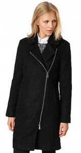 TOM TAILOR Damen Jacke Biker Coat w. fake fur collar Gr. M - Bild 1 von 5