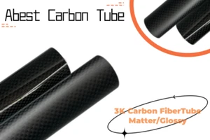 3k Carbon Fiber Tube 500mm OD35mm 36mm 38mm 40mm Gloss Matt Pipe for DIY craft - Picture 1 of 5