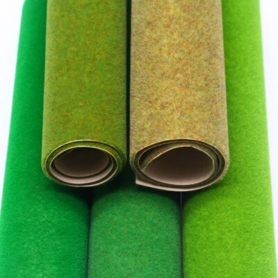 5PC Turf Lawn Grassland 1/6 Scale Dolls House Miniatures Building Accessory Kit - Image 1 of 4