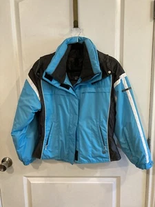 Nils Womens Ski Coat Zip Up With Hood 6 Petite Blue - Picture 1 of 7