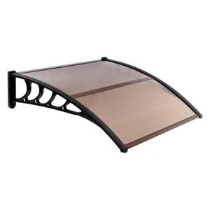 40" x 40" Window Canopy Awning Door Complete Polycarbonate Sheet Patio Outdoor - Picture 1 of 7