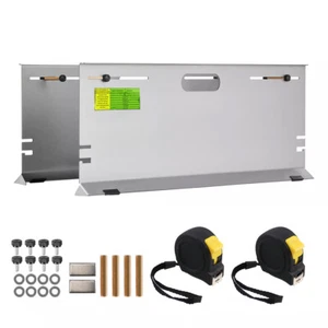 Wheel Alignment Tool Toe Plates Accurate Measure Tape And Conversion Chart New - Picture 1 of 12