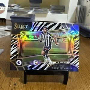 2023-24 Select EPL Bruno Guimaraes Zebra Field Level 11/25 Newcastle United - Imagen 1 de 4
