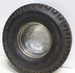 Posacenere pneumatico tubeless Firestone Transport 100 vintage pubblicitario 6 1/4" BELLO - Foto 1 di 5