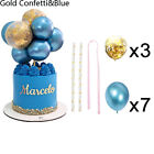 Latex Confetti Balloon Cakes Balls Colourful Baloon Cake Topper Balloons
