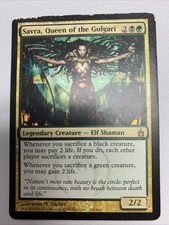 ⚜️Savra, Queen of the Golgari ⚜️Ravnica: City of Guilds⚜️ Damaged But Playable