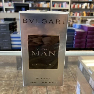 Bvlgari Man Extreme Eau De Toilette Spray (100 ml / 3,4 fl. oz) Nuevo Sellado Foto 1 de 2