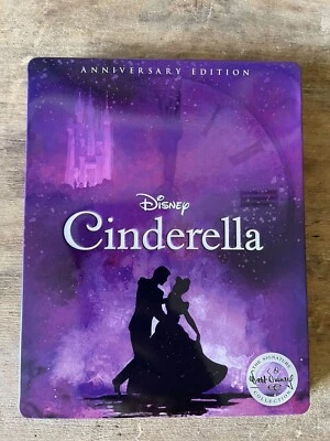 Cinderella Anniversary Edition Steelbook [Blu-ray+DVD, 2019] (NO DIGITAL) Foto 1 de 3