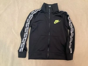 Nike 3T Track Jacket Boys Black Zipper Front - Picture 1 of 4