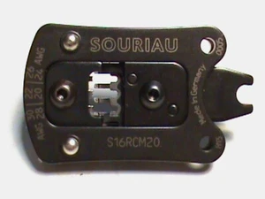 HEAD, Crimp Tool, UTS, RM/RC SIZE 20-30 AWG, Crimp Tool Dies CSV 10-S16RCM20 - Picture 1 of 4