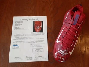 Mike Trout Autographed (14, 16 MVP) Game Issued Cleat - Picture 1 of 12