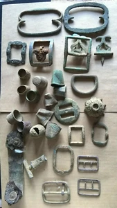 Ancien Lot Labours Champs Agricoles Outils 19ème Boucles Chaussures Attelage Dés - Imagen 1 de 5