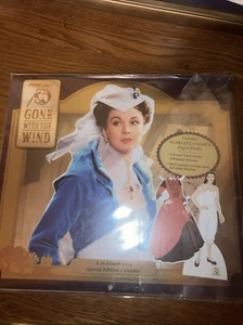 Gone With The Wind GWTW 75 Anniversary Scarlett Paper Dolls Uncut 2014 Calendar - Picture 1 of 1