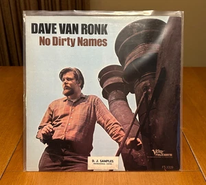 DAVE VAN RONK No Dirty Names 1966 VERVE FOLKWAYS LP Rare NFS DJ PROMO EX/EX - Bild 1 von 11
