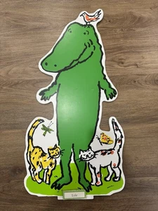 Negozio pubblicitario vintage PBS bambini Lyle Crocodile Standee (senza supporto) Bernard Waber - Foto 1 di 12