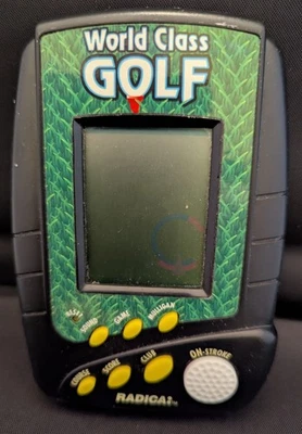 RADICA WORLD CLASS GOLF HANDHELD ELECTRONIC GAME. Gently-Used. FREE SHIPPING!    - Image 1 of 2