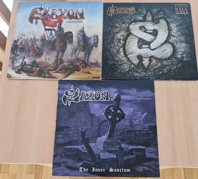 Saxon Vinyl Sammlung VG+ - Bild 1 von 4