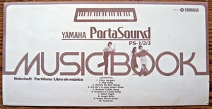 Original Vintage Yamaha PS-1 PS-2 PS-3 Porta Sound Mini Music Booklet - Picture 1 of 1